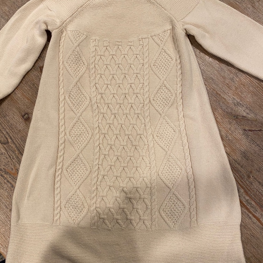 Hanna Anderson cable stitch sweater dress